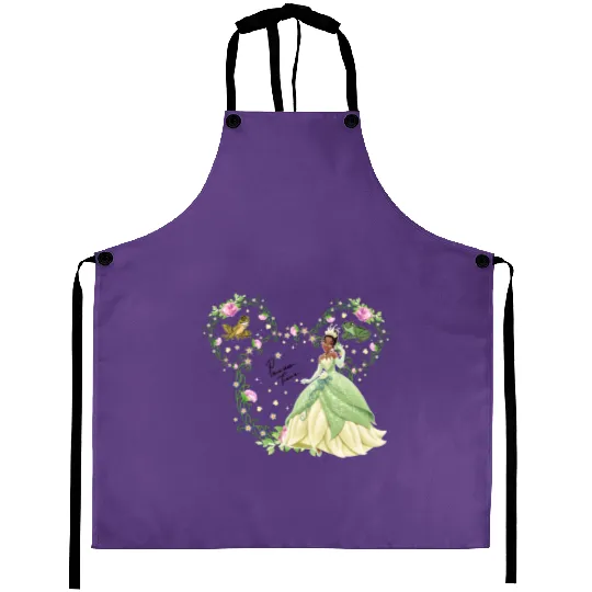 Tiana Princess Aprons, Disney Tiana Aprons, Disney Princess Aprons