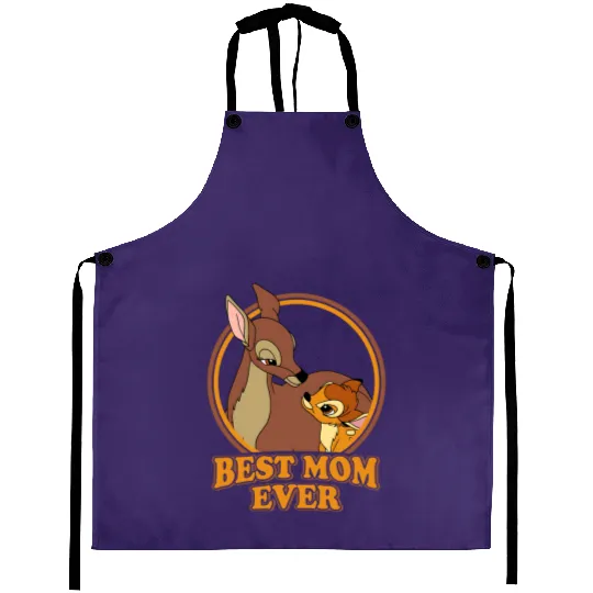 Disney Bambi And Mom Best Mom Ever Aprons, Mother's Day Gift