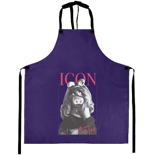 Disney Muppets Show Miss Piggy Icon Poster Retro Aprons