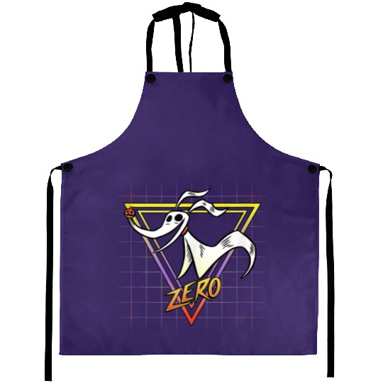 disneys Nightmare Before Christmas Zero Retro 90s Aprons