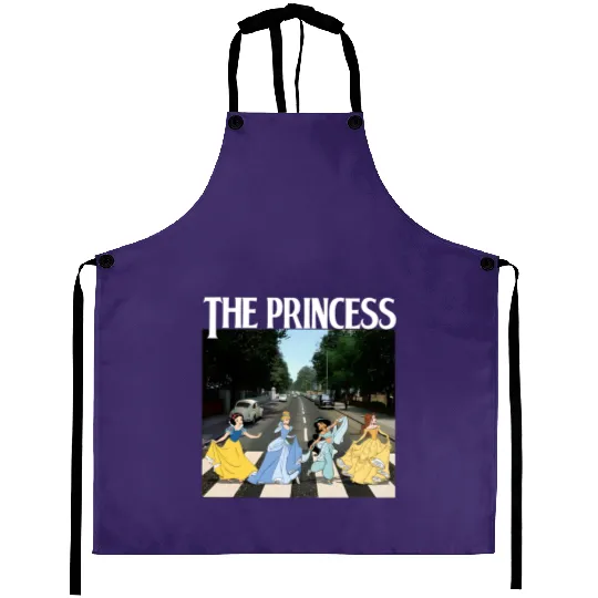 Disney The Princess Walking Abbey Road Aprons