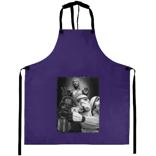 Darth Vader Stormtrooper Selfie Aprons, Disney Star Wars Aprons