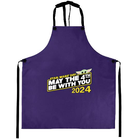 May The Fourth Be With You Aprons, Star Wars Aprons, Disney 2024 Aprons, Birthday Aprons
