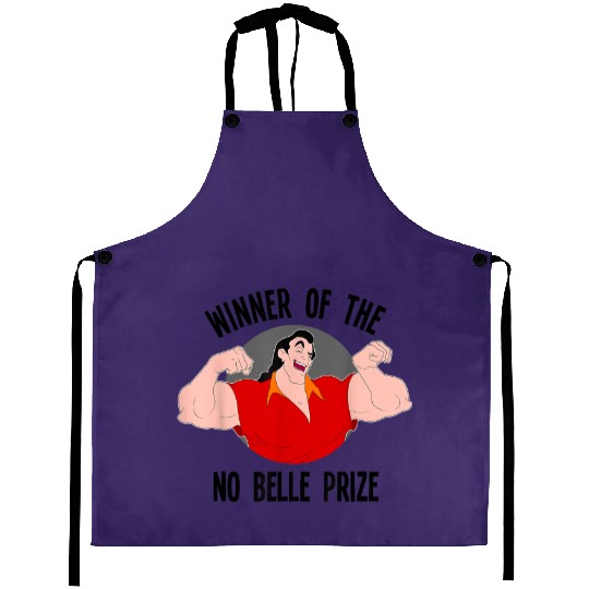 Disney Beauty and the Beast Gaston Winner No Belle Prize Aprons