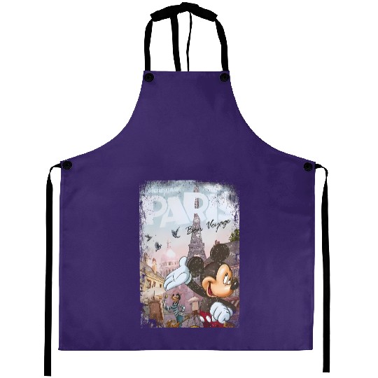Disneyland Paris Mickey Aprons, Eiffel Tower Mickey Aprons
