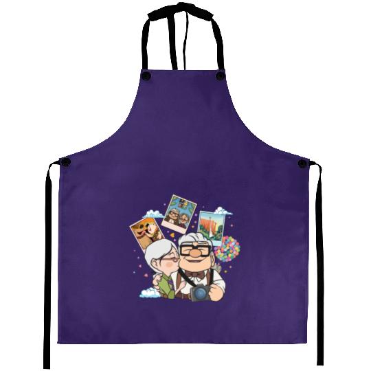 Adventure is Out There Disney Pixar Up Aprons, Vintage Carl And Ellie Up House