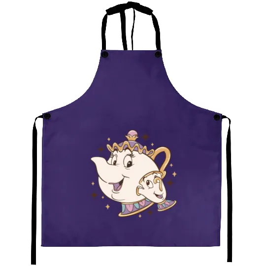 Disney Beauty and the Beast Chip And Mrs. Potts Aprons