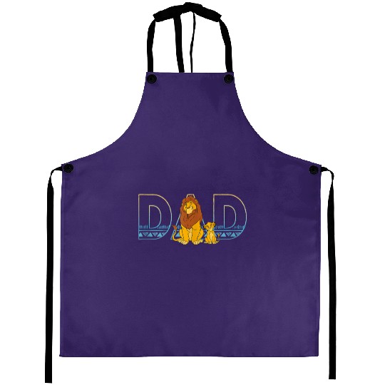 Disney The Lion King Simba and Mufasa Dad Aprons
