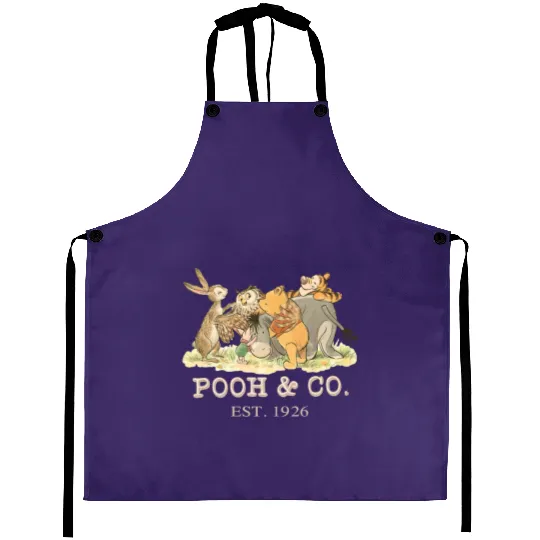 Vintage Pooh Aprons, Winnie Pooh Aprons, Disney Pooh Aprons, Pooh Friend Aprons, Pooh Aprons