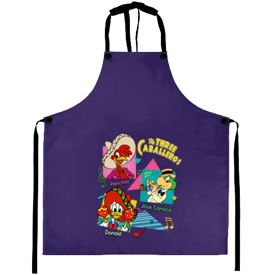 Disney The Three Caballeros Mexico Aprons, Three Caballeros Aprons