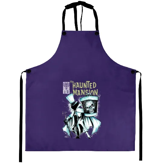 The Haunted Mansion Halloween Aprons, Disney Haunted Aprons, Disney Halloween Aprons, Disneyland Aprons, Horror Movie Aprons