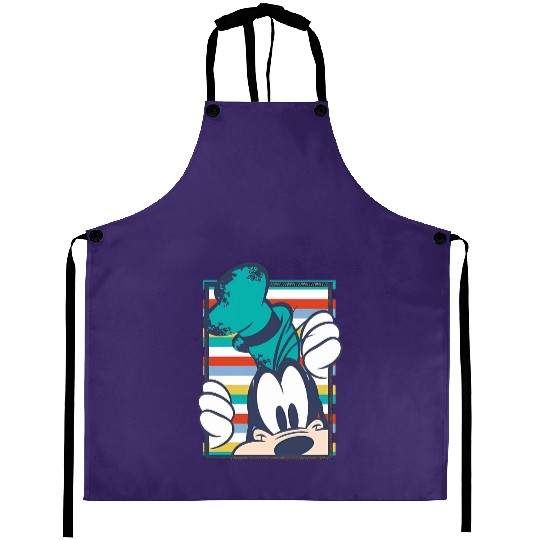 Goofy Aprons, Retro Goofy Aprons, Cute Goofy Aprons, Goofy Face Aprons, Disney Goofy Aprons, Retro Disney Aprons