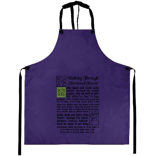 Sherwood Forest - Robin Hood Disney - Aprons