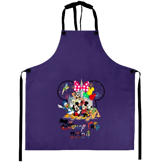 Disney Trip 2023 Aprons, Disney Family Aprons, Disney Squad Aprons, Disney 2023 Trip Aprons