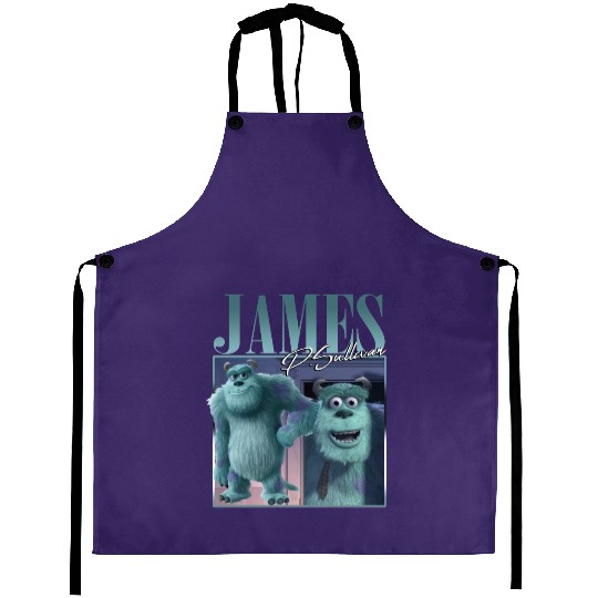 James P.Sullivan Disney Monsters Retro Aprons, Monsters Inc Vintage Style Aprons