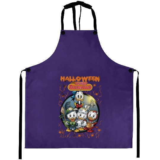 Donald Halloween Aprons, Donald's Nephews Aprons, Donald Duck Aprons, Disney Halloween Aprons 2023.