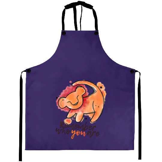 Disney Simba Remember Who You Are Aprons, The Lion King Simba Aprons