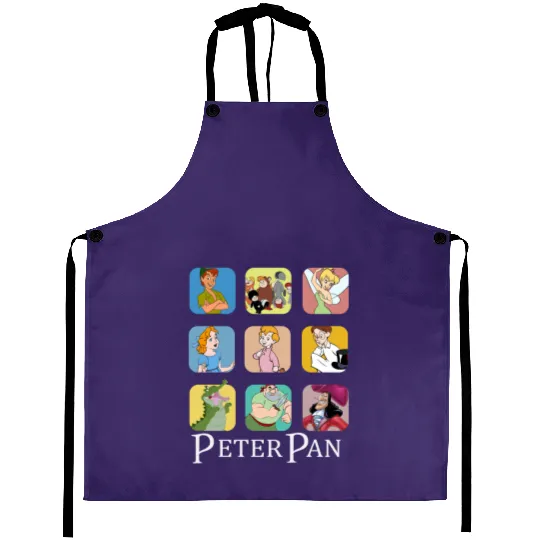 Disney Peter Pan Characters Aprons, Peter Pan Aprons
