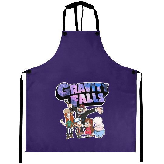 Disney Gravity Falls Characters Group Aprons, Magic Kingdom Aprons