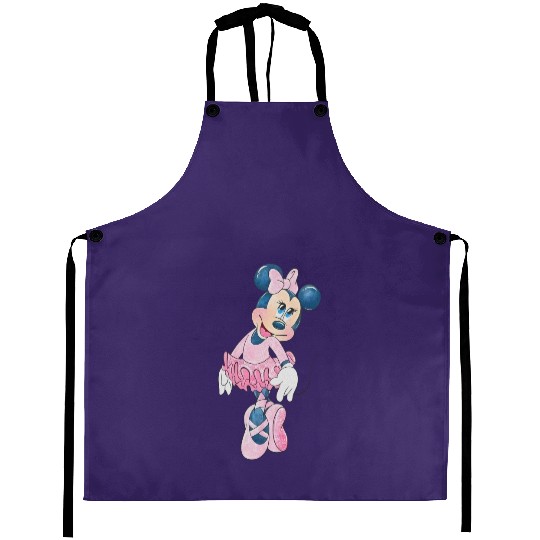 Minnie Mouse Ballerina Aprons, Family Disney Aprons, Matching Minnie Aprons
