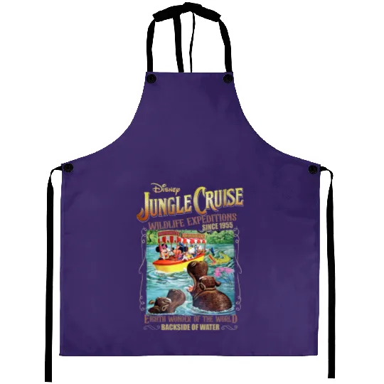 Vintage Disney Jungle Cruise Ride Aprons, Disney Cruise Aprons, Jungle Cruise Aprons, Mickey and Friends