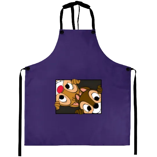 Chip n Dale Aprons, Disney Character Aprons, Chip and Dale Characters, Chip n Dale Snacks Aprons