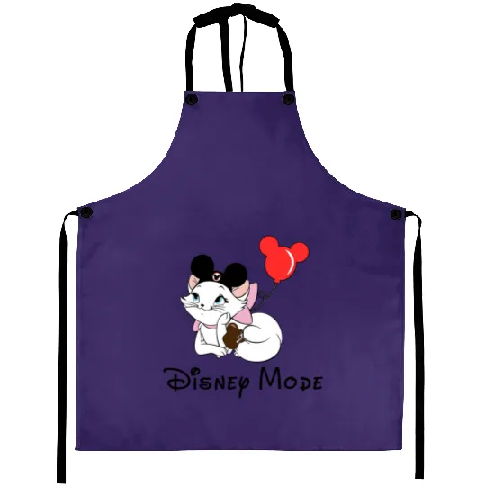 Marie Disney Mode, Marie Cat , Marie Aristocats Aprons