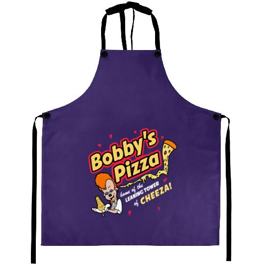 Retro Bobby's Pizza Cheeza Aprons / A Goofy Movie Disney Aprons