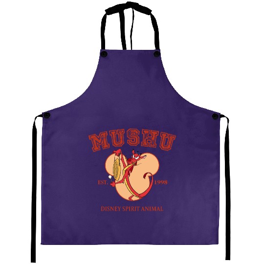 Funny Disney Mulan Characters Mushu Dragon Aprons