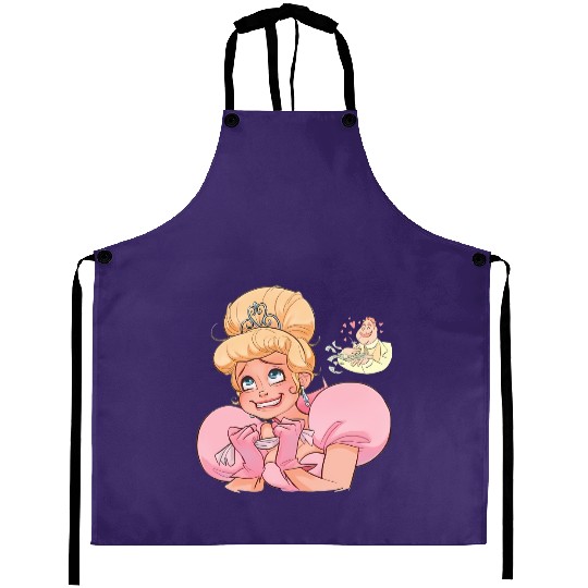 Disney Charlotte Emotions Aprons, Disney Princess Aprons, Princess And The Frog Aprons, Disney Princess Kid Aprons, Family Birthday Gift Kid.