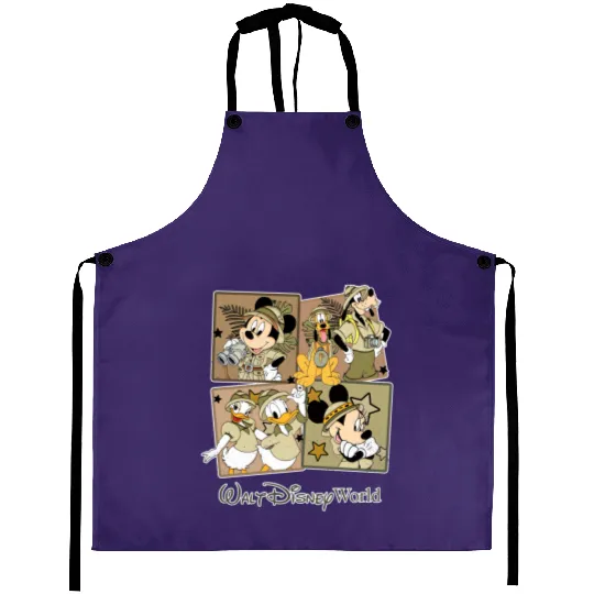 Disney Animal Kingdom Aprons, Mickey Animal Kingdom Aprons, Animal Kingdom Family Matching Aprons