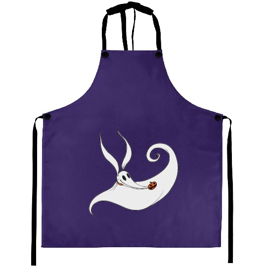 Disney Halloween Nightmare Before Christmas Zero Pumpkin Aprons