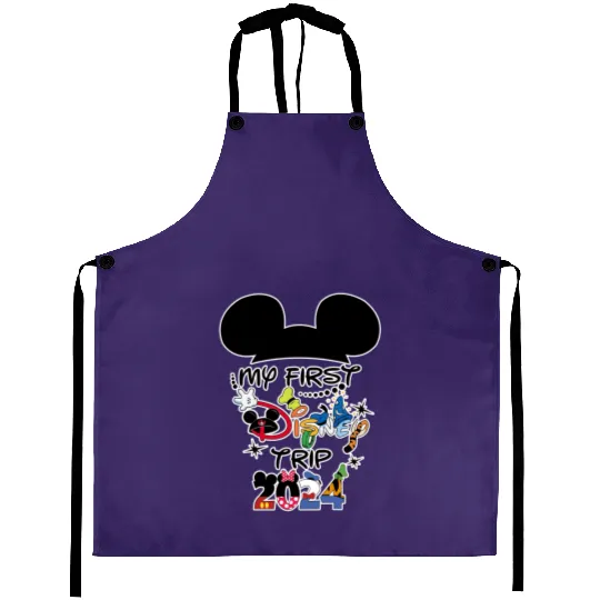 Discover Disney Trip Aprons, Mickey Aprons, Mickey Ears, Disney Mickey Aprons