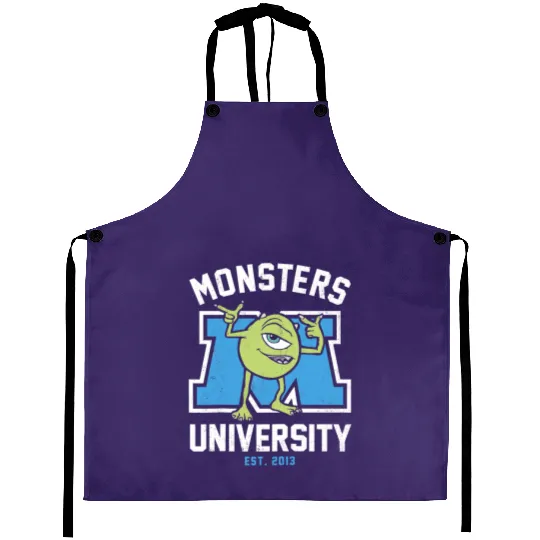 Monsters Inc Wazowski Aprons, Disney Monsters Aprons