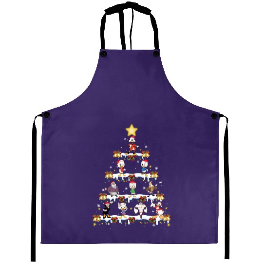 Disney DuckTales Christmas Tree and Lights Aprons