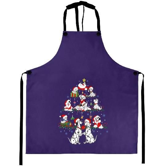 Disney 101 Dalmatians Christmas Tree and Lights Aprons