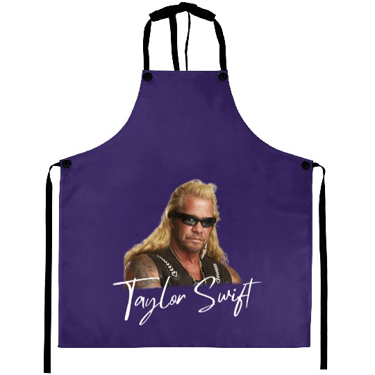 Discover Duane Chapman Taylor Meme Aprons, Taylor Dog The Bounty Hunter Aprons