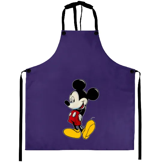 Vintage Mickey Mouse Aprons 90s Disney Aprons