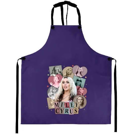 Miley Cyrus Eras Tour Aprons, Vintage Miley Cyrus Aprons
