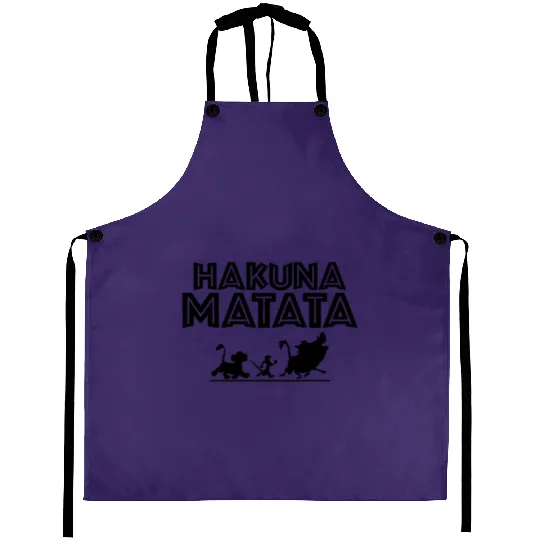 Hakuna Matata Aprons, Disney Aprons, Lion King Aprons, Hakuna Matata Disney Aprons