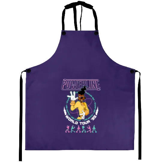 Disney Powerline Goofy Movie Aprons, Disney Goofy Movie Powerline