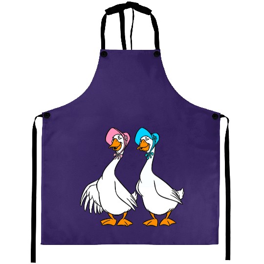 Disney The Aristocats Group Geese Characters Funny Goose Aprons, Goose Lover Gift