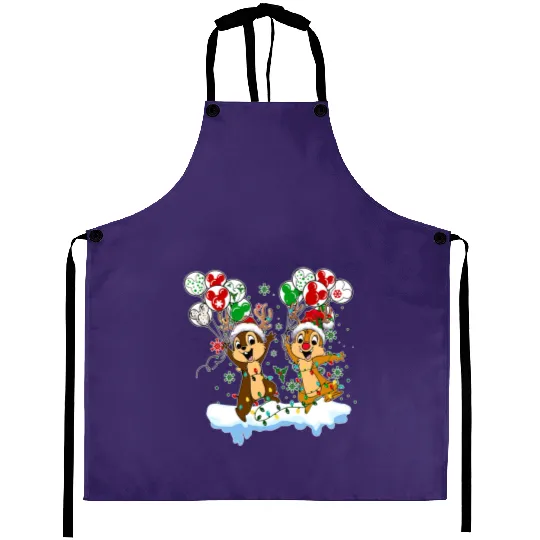 Disney Chip And Dale Christmas, Chip And Dale Aprons