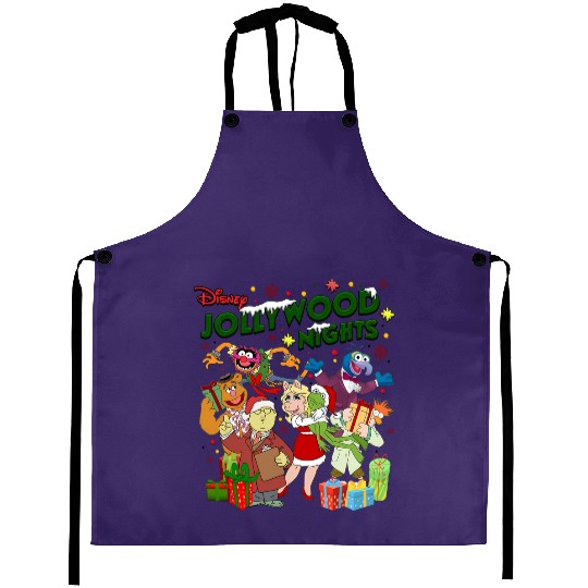 Disney The Muppets Show Jollywood Nights Christmas Retro Aprons