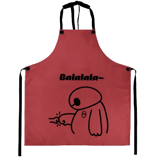 BaLaLaLa Disney Baymax Aprons, Baymax Disney Aprons, Baymax Aprons, Disney Trip Aprons, Disney Gift