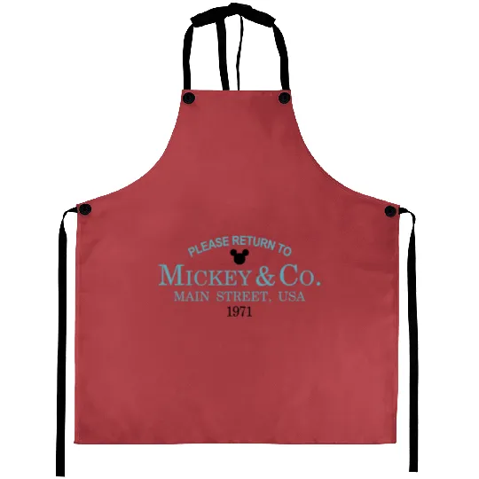 Mickey & Co Embroidered Aprons/Aprons/Aprons/Crewneck Aprons, Disney