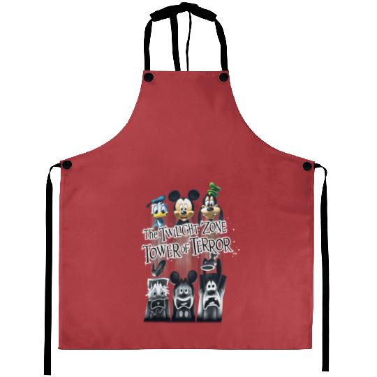 Retro Disney The Twilight Zone Tower Of Terror  Aprons, Tower of Terror Ride Aprons