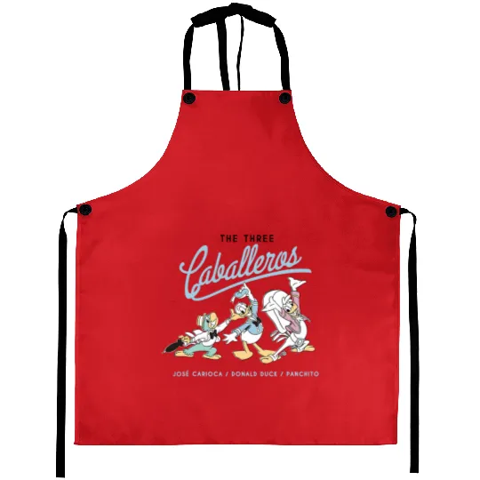 Disney The Three Caballeros Aprons, Retro Disney The Three Caballeros