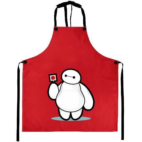 Disney Big Hero 6 Baymax With Lollipop Cute Shot Aprons