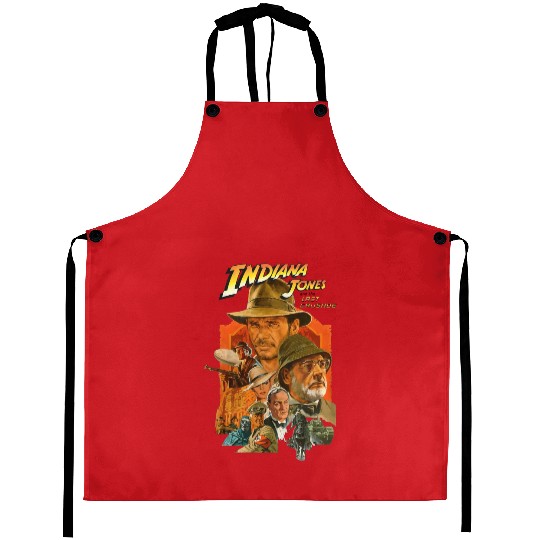 Vintage 90s Indiana Jones Adventure Disneyland 1995,Indiana Jones Aprons, Vintage Disney Movie Aprons